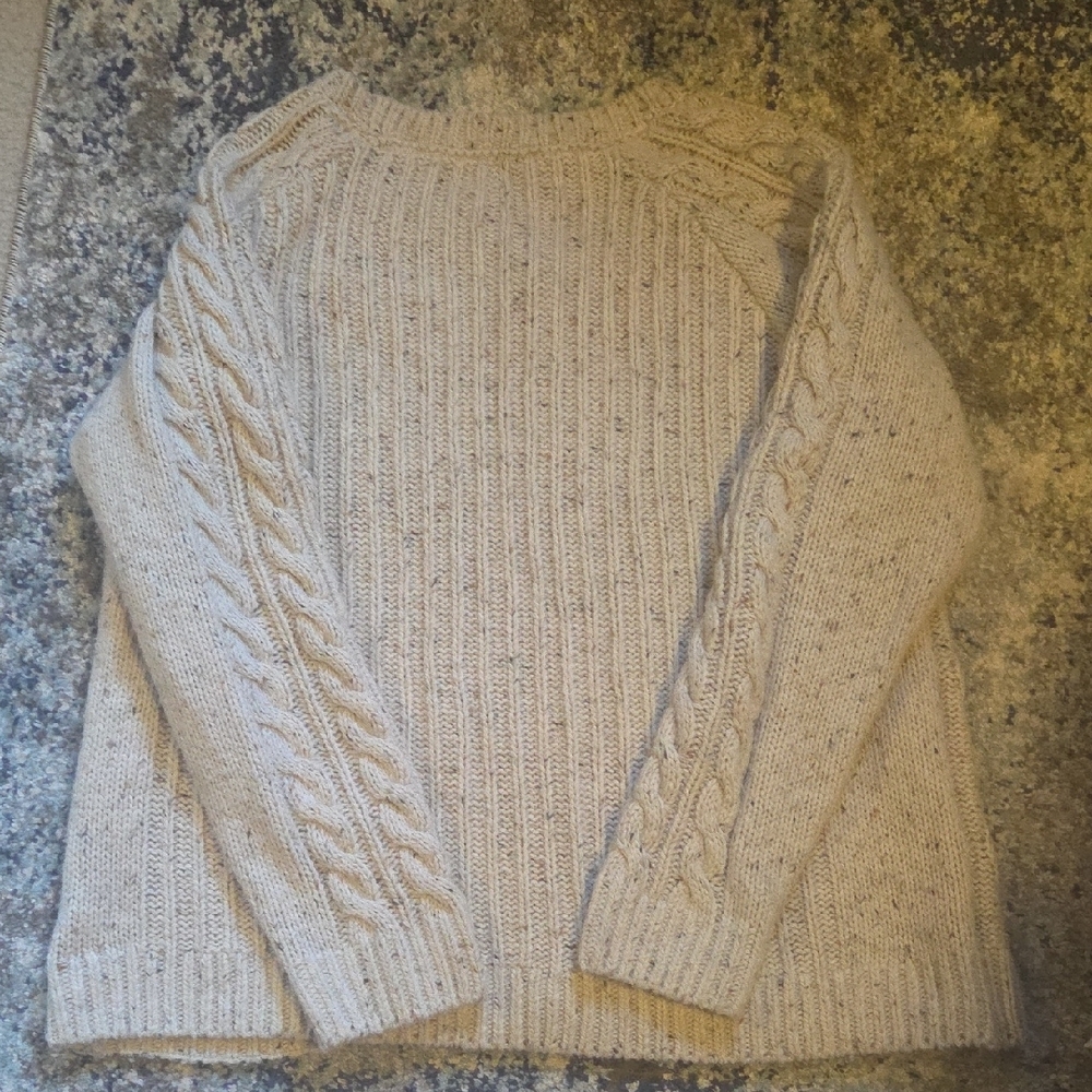 🤎🤎 Carhartt Cream Cable Knit Sweater - Picture 6 of 7
